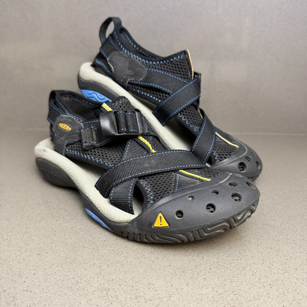 KEEN Water Sandals Womens 8 Black Aqua Stop Closed Toe Hiking Outdoor Shoes